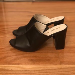 Anne Klein Black Mules